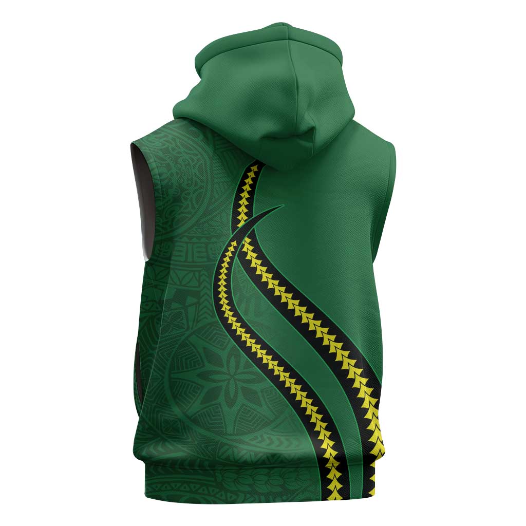 Manua Islands Polynesian Style Sleeveless Zip Hoodie - Polynesian Pride