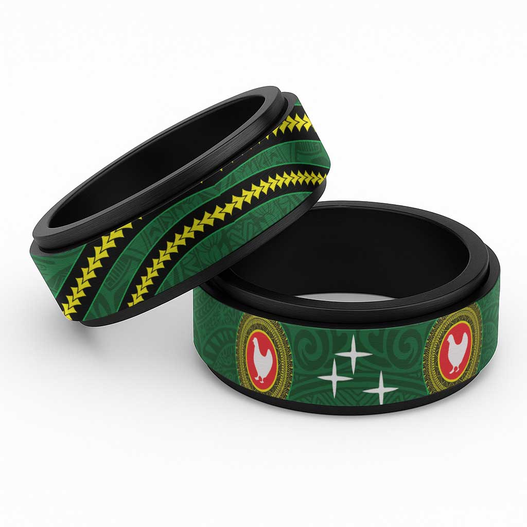 Manua Islands Polynesian Style Spinner Ring - Polynesian Pride
