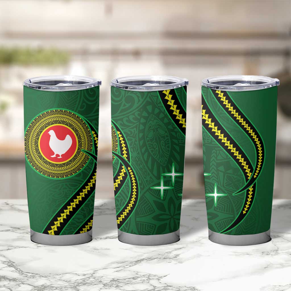 Manua Islands Polynesian Style Tumbler Cup