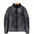 Custom New Zealand Taiaha Maori Padded Jacket Minimalist Silver Fern All Black - Polynesian Pride