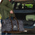 Custom New Zealand Taiaha Maori Travel Bag Minimalist Silver Fern All Black - Polynesian Pride