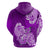 Polynesian Hoodie Pacific Flower Mix Floral Tribal Tattoo Purple Vibe LT9 - Polynesian Pride