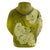 Polynesian Hoodie Pacific Flower Mix Floral Tribal Tattoo Yellow Vibe LT9 - Polynesian Pride