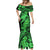 Aloha Hawaii Mermaid Dress Hammerhead Shark Tattoo Polynesian Summer - Green LT9 - Polynesian Pride