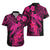 Aloha Hawaii Hawaiian Shirt Hammerhead Shark Tattoo Polynesian Summer - Pink LT9 - Polynesian Pride