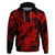 Aloha Hawaii Hoodie Hammerhead Shark Tattoo Polynesian Summer - Red LT9 Pullover Hoodie Red - Polynesian Pride