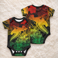 Aloha Hawaii Baby Onesie Hammerhead Shark Tattoo Polynesian Summer - Reggae LT9 - Polynesian Pride