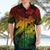 Aloha Hawaii Hawaiian Shirt Hammerhead Shark Tattoo Polynesian Summer - Reggae LT9 - Polynesian Pride