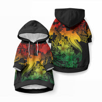Aloha Hawaii Pet Hoodie Hammerhead Shark Tattoo Polynesian Summer - Reggae LT9 Pullover Reggae - Polynesian Pride