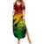 Aloha Hawaii Summer Maxi Dress Hammerhead Shark Tattoo Polynesian Summer - Reggae LT9 Women Reggae - Polynesian Pride