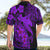 Aloha Hawaii Hawaiian Shirt Hammerhead Shark Tattoo Polynesian Summer - Violet LT9 - Polynesian Pride