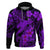 Aloha Hawaii Hoodie Hammerhead Shark Tattoo Polynesian Summer - Violet LT9 Pullover Hoodie Violet - Polynesian Pride