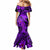 Aloha Hawaii Mermaid Dress Hammerhead Shark Tattoo Polynesian Summer - Violet LT9 - Polynesian Pride