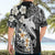 Aloha Hawaii Hawaiian Shirt Hammerhead Shark Tattoo Polynesian Summer - White LT9 - Polynesian Pride