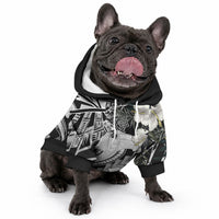 Aloha Hawaii Pet Hoodie Hammerhead Shark Tattoo Polynesian Summer - White LT9 - Polynesian Pride