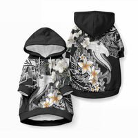 Aloha Hawaii Pet Hoodie Hammerhead Shark Tattoo Polynesian Summer - White LT9 Pullover White - Polynesian Pride