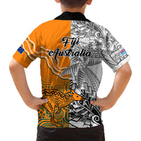 fiji-australia-rugby-family-matching-summer-maxi-dress-and-hawaiian-shirt-world-cup-2023-polynesia-tapa-mixed-indigenous-aboriginal