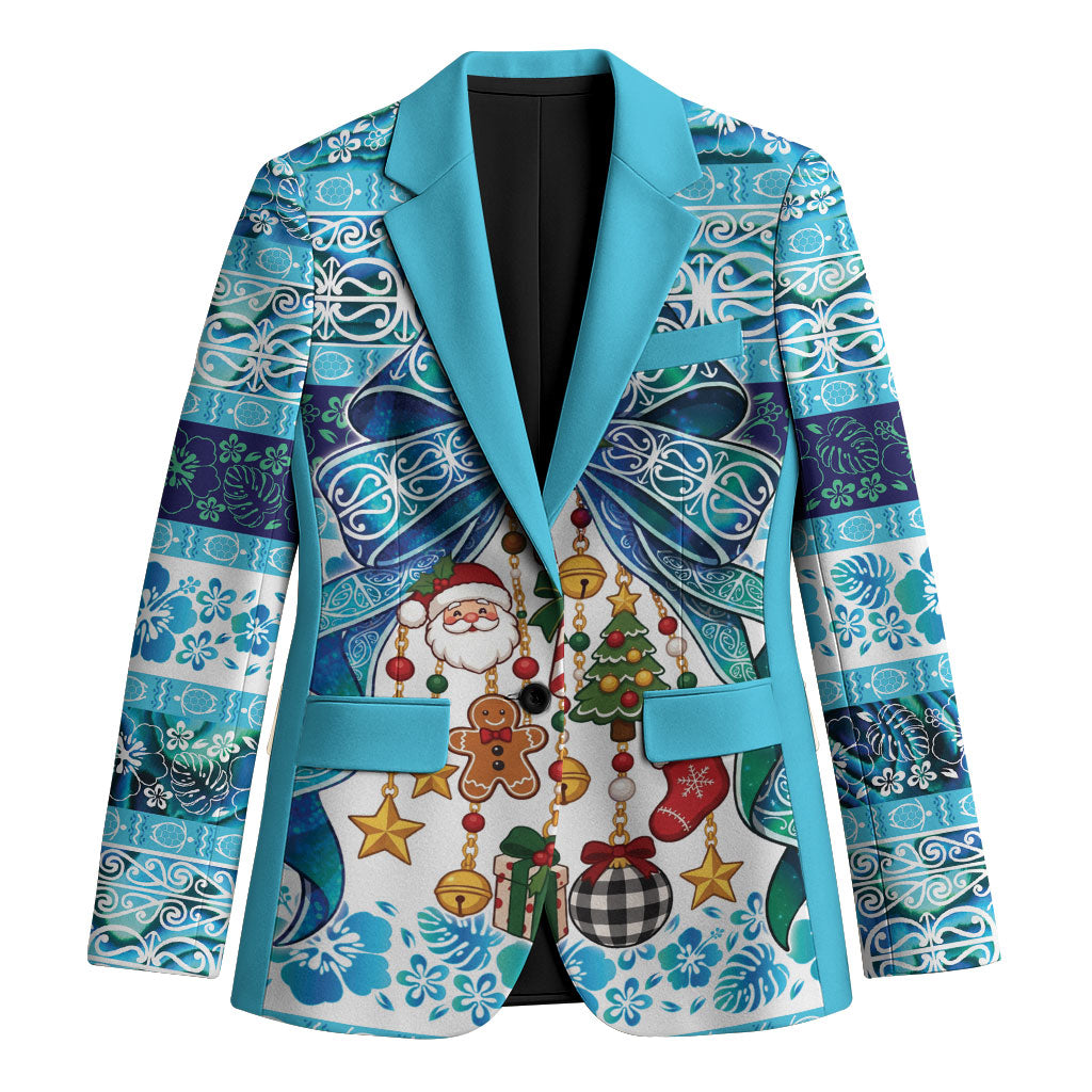 New Zealand Kowhai Ngutukaka Christmas Bow Blazer Meri Kirihimete