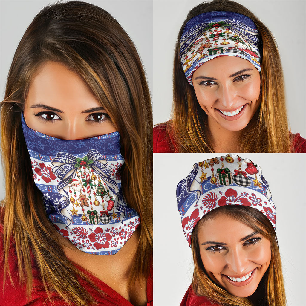 Samoa Tribal Christmas Bow Neck Gaiter Ia Manuia lava le Kerisimasi LT9 - Polynesian Pride