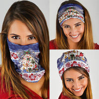 Samoa Tribal Christmas Bow Neck Gaiter Ia Manuia lava le Kerisimasi LT9 - Polynesian Pride