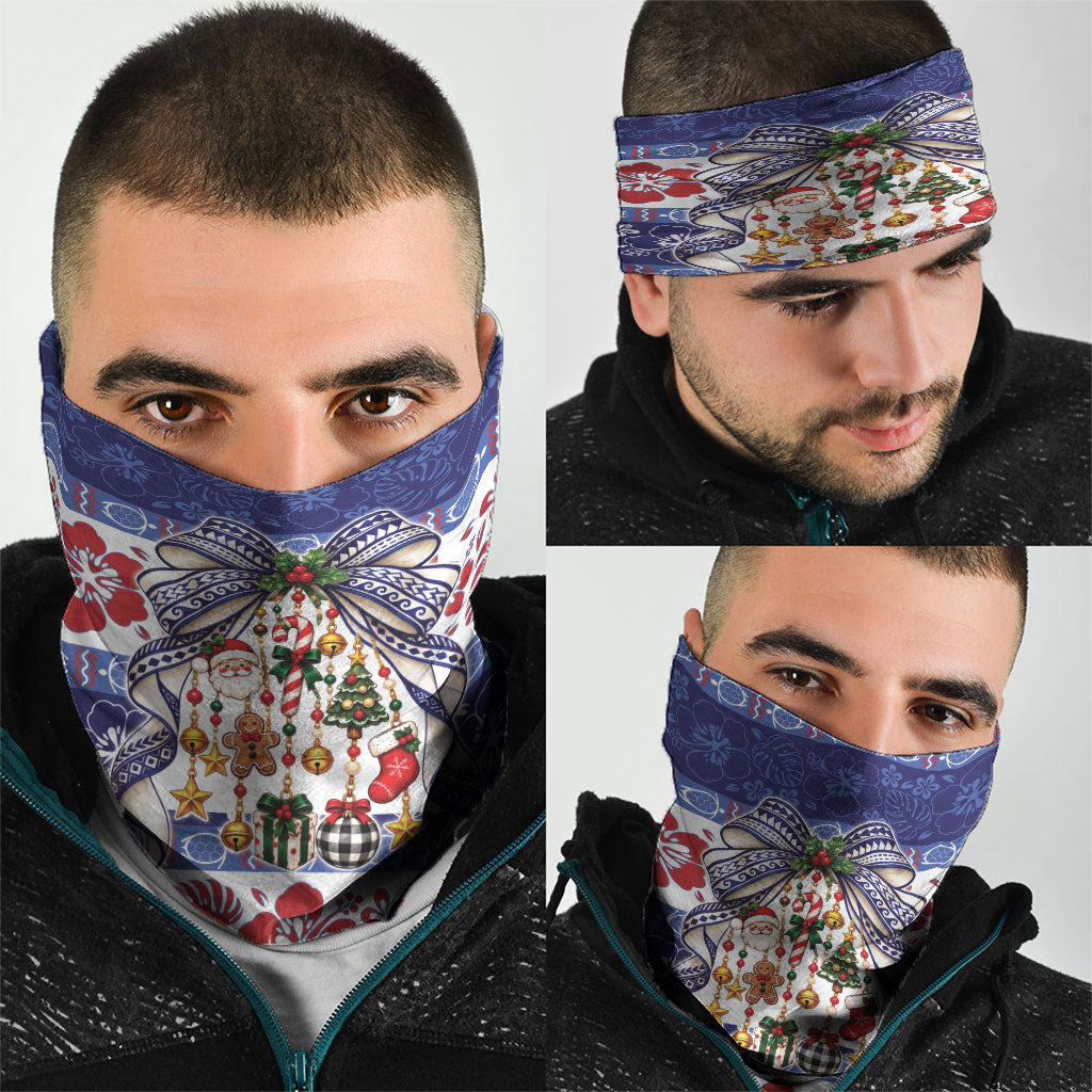 Samoa Tribal Christmas Bow Neck Gaiter Ia Manuia lava le Kerisimasi LT9 - Polynesian Pride