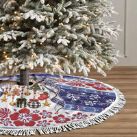 Samoa Tribal Christmas Bow Tree Skirt Ia Manuia lava le Kerisimasi LT9 - Polynesian Pride
