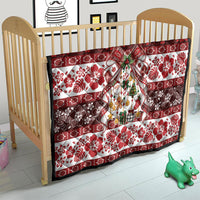 Tonga Ngatu Christmas Bow Quilt Kilisimasi Fiefia Red Style LT9 - Polynesian Pride