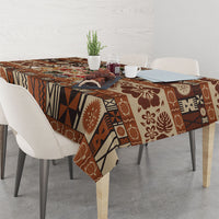 Fiji Masi Christmas Bow Tablecloth Fijian Tribal inspired Christmas LT9 - Polynesian Pride