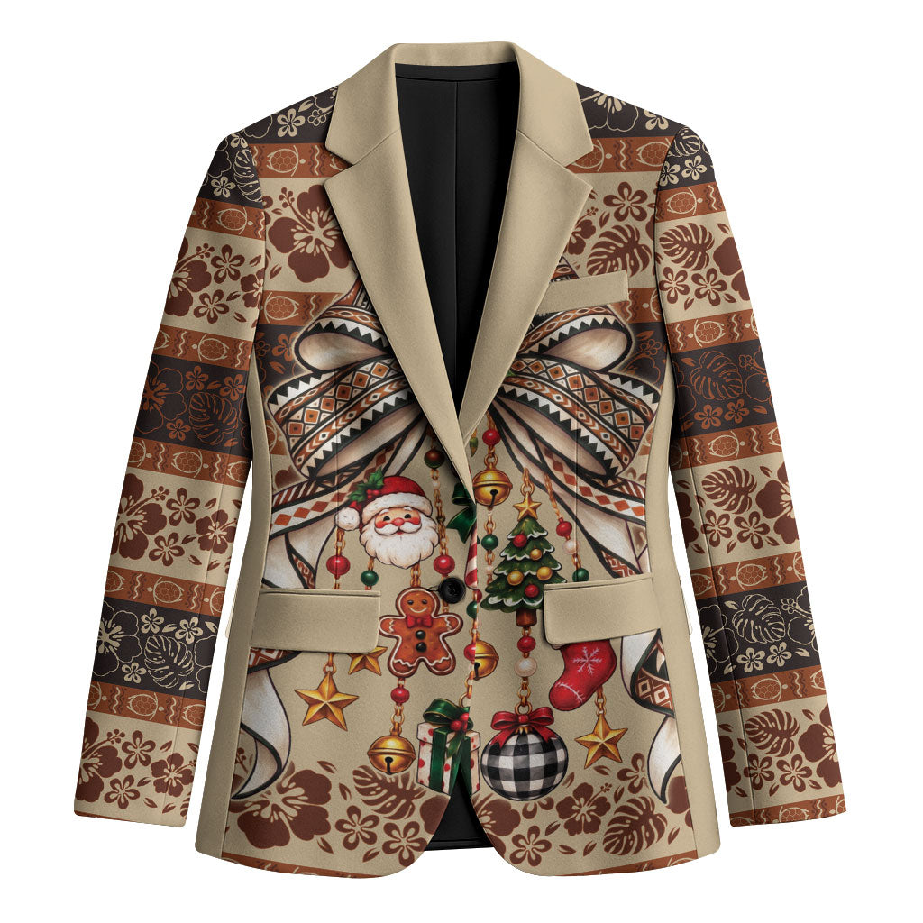 Fiji Masi Christmas Bow Blazer Marau na Kerisimasi