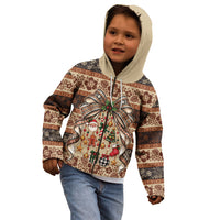 Fiji Masi Christmas Bow Kid Hoodie Marau na Kerisimasi LT9 - Polynesian Pride