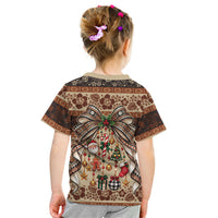 Fiji Masi Christmas Bow Kid T Shirt Marau na Kerisimasi LT9 - Polynesian Pride
