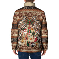Fiji Masi Christmas Bow Padded Jacket Marau na Kerisimasi LT9 - Polynesian Pride