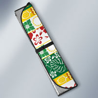 Cook Islands Tīvaevae Christmas Bow Auto Sun Shade Mere Kiritimiti LT9 - Polynesian Pride