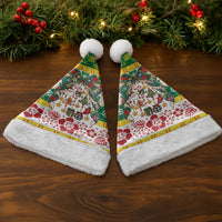 Cook Islands Tīvaevae Christmas Bow Christmas Santa Hat Mere Kiritimiti LT9 - Polynesian Pride