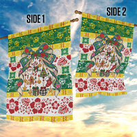 Cook Islands Tīvaevae Christmas Bow Garden Flag Mere Kiritimiti LT9 - Polynesian Pride