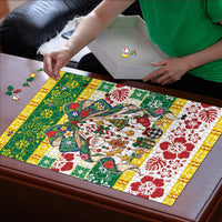 Cook Islands Tīvaevae Christmas Bow Puzzle Mere Kiritimiti LT9 - Polynesian Pride