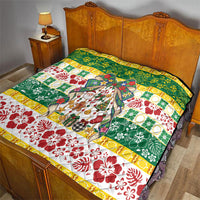 Cook Islands Tīvaevae Christmas Bow Quilt Mere Kiritimiti LT9 - Polynesian Pride