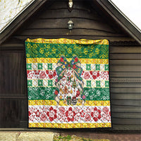 Cook Islands Tīvaevae Christmas Bow Quilt Mere Kiritimiti LT9 - Polynesian Pride