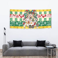 Cook Islands Tīvaevae Christmas Bow Tapestry Mere Kiritimiti LT9 - Polynesian Pride