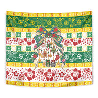 Cook Islands Tīvaevae Christmas Bow Tapestry Mere Kiritimiti LT9 - Polynesian Pride
