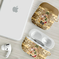 Hawai'i Kapa Christmas Bow AirPods Case Mele Kalikimaka LT9 - Polynesian Pride
