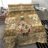 Hawai'i Kapa Christmas Bow Bedding Set Mele Kalikimaka LT9 - Polynesian Pride