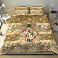 Hawai'i Kapa Christmas Bow Bedding Set Mele Kalikimaka LT9 - Polynesian Pride