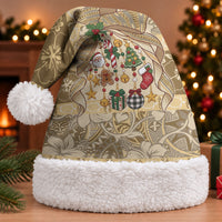 Hawai'i Kapa Christmas Bow Christmas Santa Hat Mele Kalikimaka