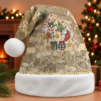 Hawai'i Kapa Christmas Bow Christmas Santa Hat Mele Kalikimaka