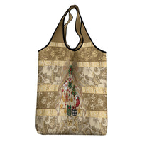 Hawai'i Kapa Christmas Bow Grocery Bag Mele Kalikimaka LT9 - Polynesian Pride