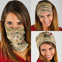 Hawai'i Kapa Christmas Bow Neck Gaiter Mele Kalikimaka LT9 - Polynesian Pride