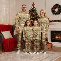 Hawai'i Kapa Christmas Bow Christmas Pajama Set Mele Kalikimaka