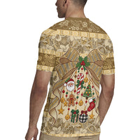 Hawai'i Kapa Christmas Bow Rugby Jersey Mele Kalikimaka LT9 - Polynesian Pride