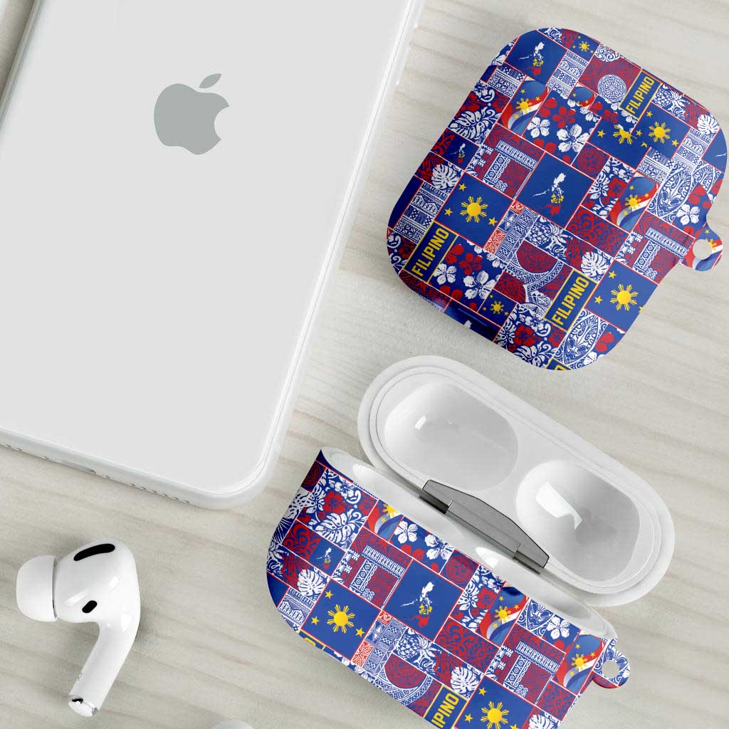 Filipino Maligayang Pasko AirPods Case Pacific Patchwork Xmas Vibes - Polynesian Pride